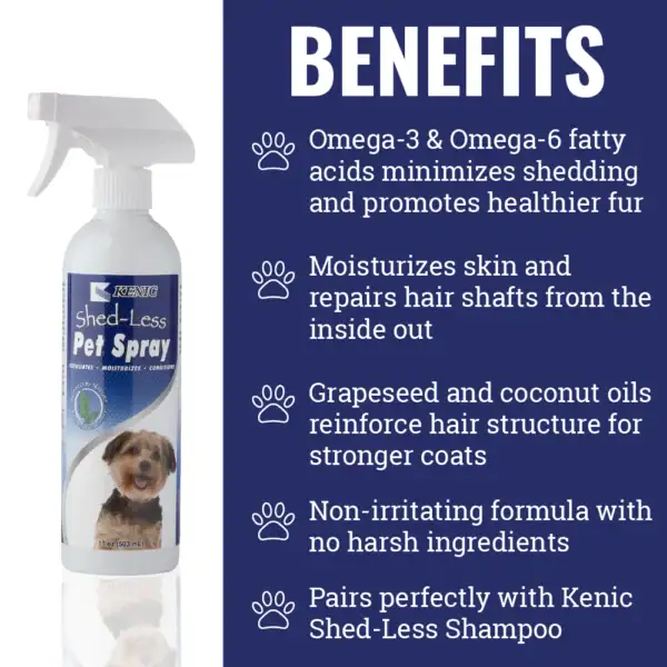 shed less spray benefits